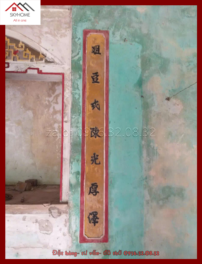 Câu đối thờ chữ